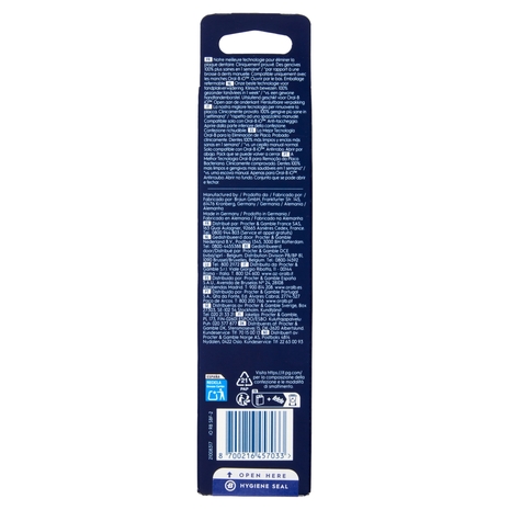 Oral-B iO Testine Ricambio Gentle Care Blu Spazzolino Elettrico Denti Ricaricabile, 2 Refills